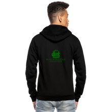 Load image into Gallery viewer, Unisex Fleece Zip Hoodie - black