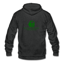 Load image into Gallery viewer, Unisex Fleece Zip Hoodie - charcoal grey
