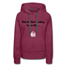 Load image into Gallery viewer, Women's Premium Hoodie - burgundy
