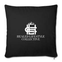 Load image into Gallery viewer, Throw Pillow Cover 18” x 18” - black
